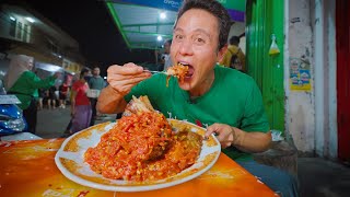 Indonesia SPICY FOOD Overdose 🌶 SAMBAL MOUNTAIN  Smashed Chili Chicken [upl. by Fabyola]