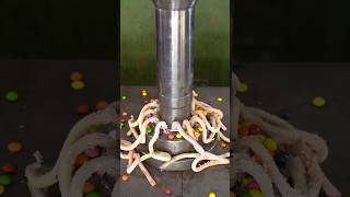 Reeses Chocolate Vs Hydraulic Press 🫣😱🤤 hydraulicpress satisfying candy crushing asmr [upl. by Erlin]