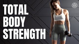 Total Body STRENGTH Workout  Dumbbell Supersets [upl. by Barn]