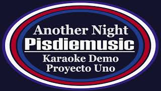 Another Night  Gabriel Proyecto Uno  Karaoke Demo [upl. by Rolfe455]