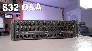 Behringer S32 Stagebox Most Common Questions and Answers 2022 [upl. by Moses714]