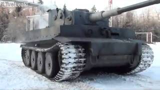 Replica of Tiger tank [upl. by Bibah]