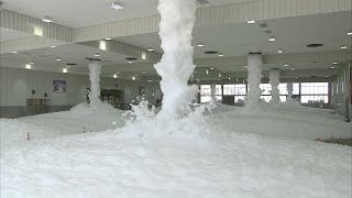 Foam FireSuppression System Initial Test [upl. by Lindell]