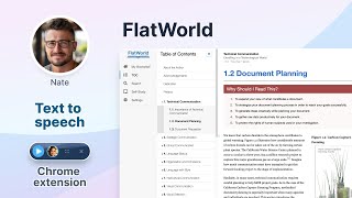 📖 FlatWorld Textbooks  with lifelike AI text to speech chrome extension [upl. by Kcirredal216]