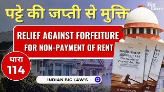 Section 114 of Transfer of property act 1882 Relief against forfeiture exam sarkari advocate [upl. by Ainit]