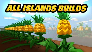 How to build every type of Auto Farm in Roblox Islands [upl. by Ahtelat]