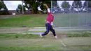 Ashwins bowling action in Slowmo [upl. by Enahsed]