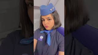 Do flight ✈️ crew changes for every flight ✨✈️ flightattendant indigo [upl. by Rahr]