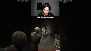 You get a sudden urge silenthill2 silenthill2remake memes gaming [upl. by Nahsad]