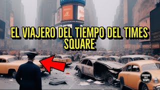 El viajero del tiempo del Times Square viajerodeltiempo [upl. by Bobinette]