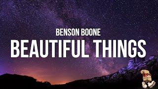 Benson Boone  Beautiful Things Lyrics [upl. by Qulllon]