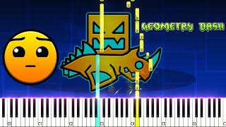 GEOMETRY DASH LEVEL 9  Cycles  Piano Tutorial [upl. by Ambrosia]