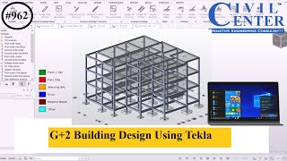 Tekla Structural Designer Tutorial  Complete RCC Building Design  TSD  Tekla Software [upl. by Repard]