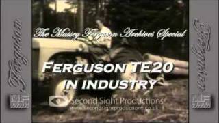 The Massey Ferguson Archives Industrial Special Ferguson TE20 In Industry Trailer for DVD [upl. by Elmore873]