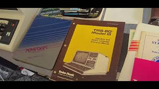 Radio Shack TRS80 Model 4 Microcomputer with working floppy disks [upl. by Mendelsohn]