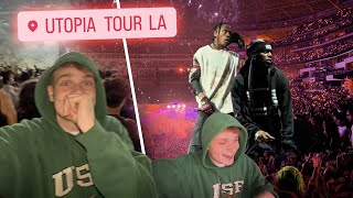 TRAVIS amp CARTI VOR 70000 MENSCHEN🤯 Utopia Tour Los Angeles Vlog🌵🇺🇸  Jan [upl. by Idarb]