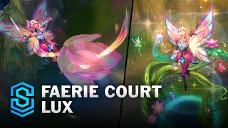 Faerie Court Lux Skin Spotlight  PreRelease  PBE Preview  League of Legends [upl. by Dyane]