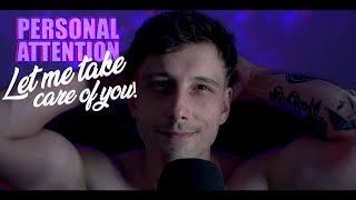 ASMR Personal Attention For Sleep Male Whisper Deep Voice [upl. by Salokin]