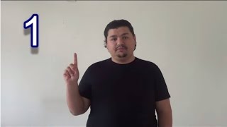 Lesson BGSL  2  Число  Numbers Bulgarian Sign Language [upl. by Kasey]