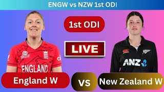 Live  England Women vs New Zealand Women  SLW vs WIW 1st ODI ENGW vs NZW 2024 [upl. by Jethro]