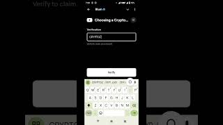 Choosing a crypto exchange Blum code  Blum daily Airdrop  Crypto Verification code  Blum verifiy [upl. by Osi]