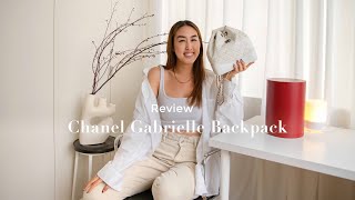 My Chanel Gabrielle Backpack Wear amp Tear Review  Mini Cartier Unboxing [upl. by Caesaria]