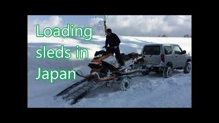 10 ways Japanese transport snowmobiles [upl. by Awe]