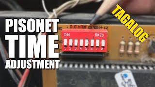 HOW TO ADJUST PISONET TIME SET ALLAN  Paano Mag Adjust ng Pisonet Timer  TAGALOG SETUP TUTORIAL [upl. by Cirdor]