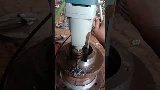 magnetic drill machine work dong Cheng djc23 viral youtube ytshorts [upl. by Aliehs]