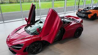 Memphis Red McLaren 720S Spider  McLaren Leeds [upl. by Asset]