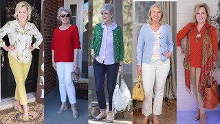 Spring Cardigans for Women over 50  60  Elegant Cardigans for Spring [upl. by Rezal]