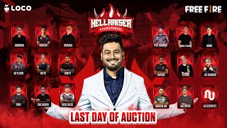 Free Fire  Hellraiser Invitational Auction  Day 3  Powered by Loco [upl. by Borries]