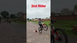 1st RIDER VD 2nd RIDER VS 3rd RIDER VS 4th RIDER BUNNY Hope cycle cycling cyclestunt viralshorts [upl. by Salba570]