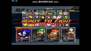 Super Smash Bros Turbo DX Wave 1 NGC Gameplay on Super Smash Bros Melee Mod [upl. by Fae]