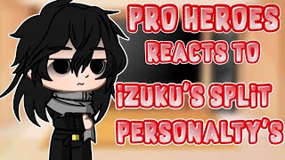 Pro Heroes Reacts To Izukus Split PersonalitysGacha ClubLazy Thumbnail [upl. by Okier]