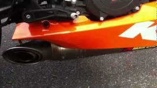 RC8R Akrapovic EVO 4 Exhaust with baffle [upl. by Kcid]