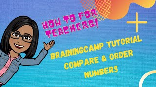 Brainingcamp  Compare amp Order Numbers [upl. by Einial544]