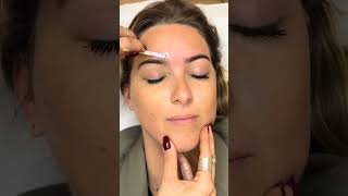 Eyebrows restructuring and colouring 28 juliedesigner youtubeshorts eyebrow beauty [upl. by Akeihsal390]