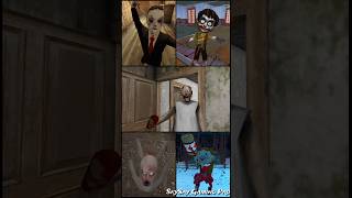 Jumpscare Battle Evil Doll Vs Scary Child Vs Granny Vs Child of Slendrina Vs Scary Doll Shorts [upl. by Dedric]