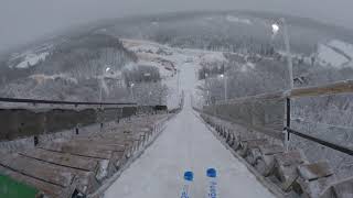 Gopro Ski Jumping  Ishpeming Suicide Hill K90 [upl. by Noyahs]