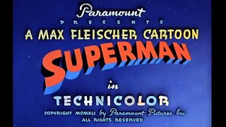 Superman  Ep 01  Superman  Fleischer Studios  1941 English [upl. by Cobbie]