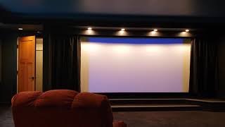 Home Theater  DIY Automated Screen Masking System [upl. by Tinya868]