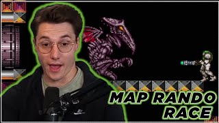 He Gave Up  Map Rando Race  Super Metroid [upl. by Nosiram]