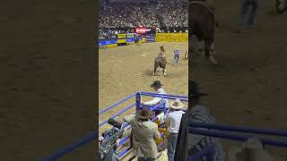 Caleb Smidt tie down roping 2023 NFR rd3 [upl. by Celestyna]