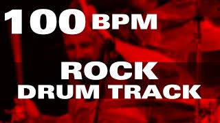 100 BPM  ROCK Drum Track [upl. by Anaira]