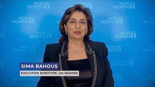 Sima Bahous UN Women Executive Director video message  ICWPS [upl. by Ytok]