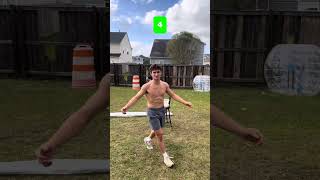 Whoever gets hit the least amount of times loses😂🎾 funny game sports tennis throw [upl. by Agnola]