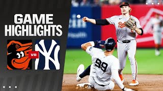 Orioles vs Yankees Game Highlights 92624  MLB Highlights [upl. by Alvinia268]