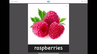 Flashcards for Kids  Fruits  Get more with the Bitsboard App [upl. by Yenahs706]