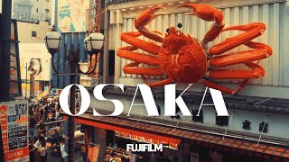 Osaka Exploring quotThe Nations Kitchenquot of Japan  Cinematic Travel [upl. by Ennaej]